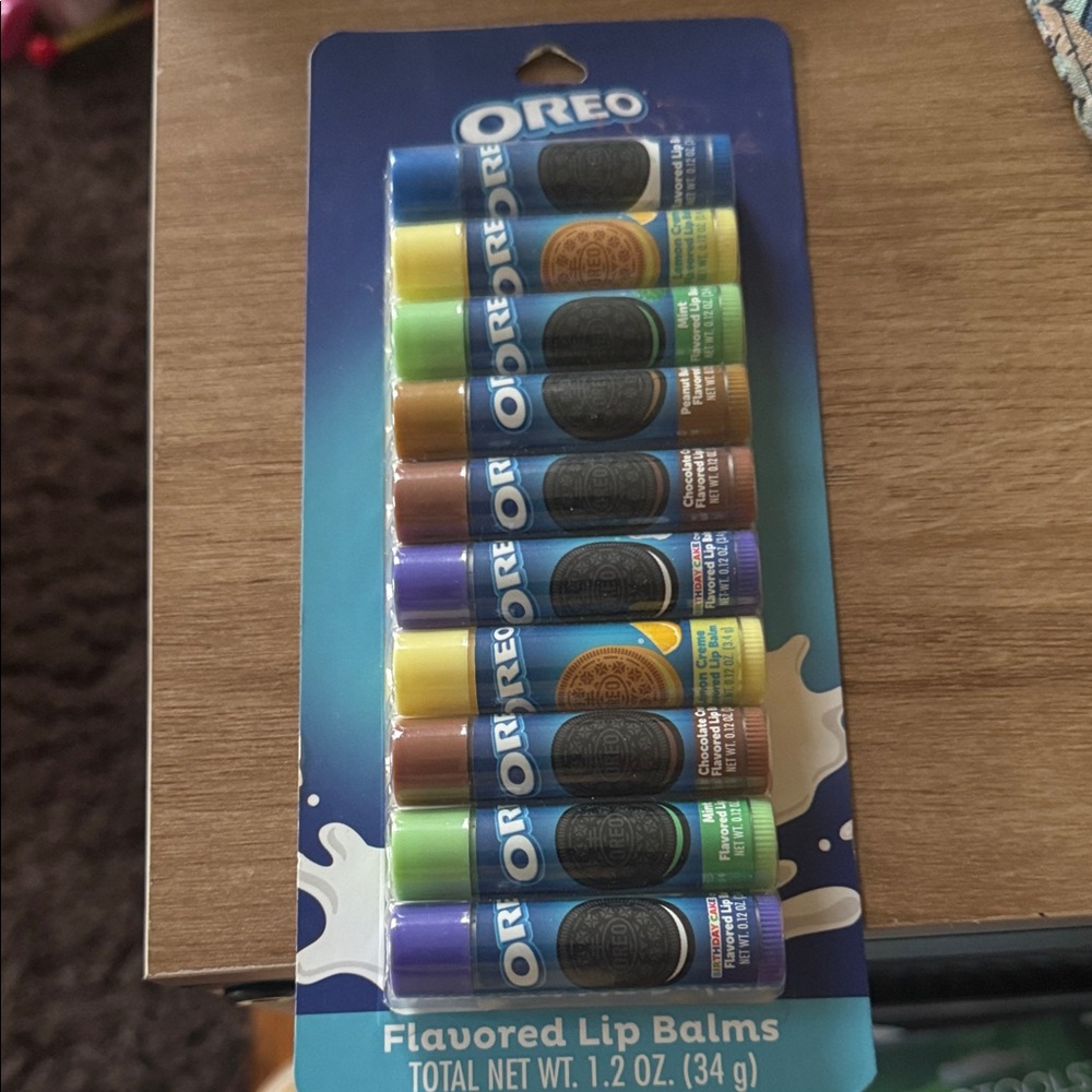 Oreo Flavored Lip Balms Set